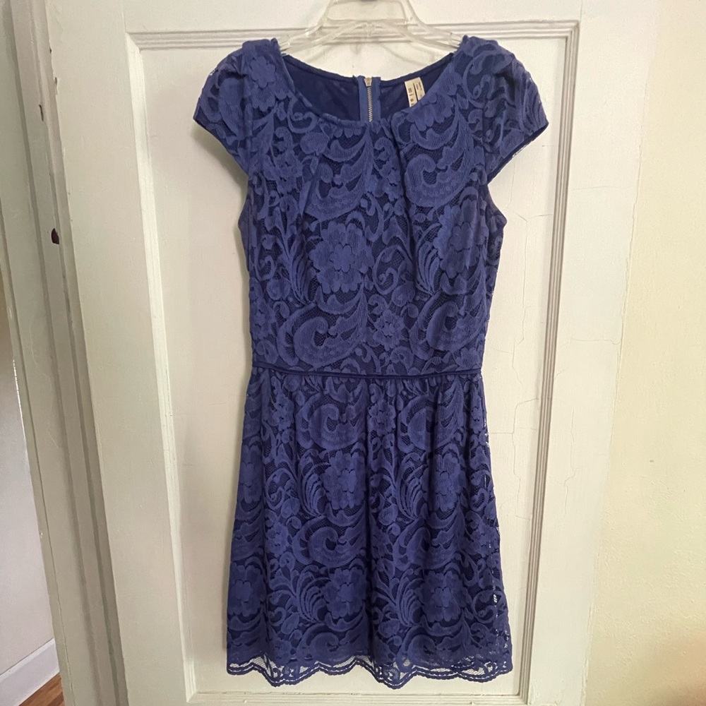 Miami Blue Lace Dress- Size S